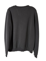 Calvin Klein Jeans Men’s Black Sweatshirt White Spell-Out Long Sleeve Cotton Lg