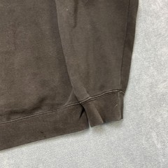 LRG Hoodie Mens Large Black Dark Wash Drawstring Outdoor Full Zip Fleece Lined