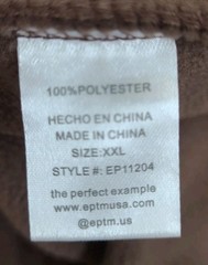 New EPTM Fur Hoodie Men’s US Size XXL