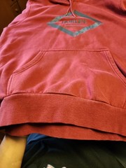 Hurley Men’s Fleece Pullover Hoodie Size Large Deep Red