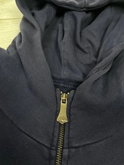Vivienne Westwood Hoodie Logo Orb Zip Up Y2K Men SZ XL Blue