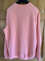 All in Motion Men’s XL Sweatshirt Soft Gym Crewneck NEW Coral Pink
