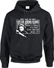 Myers Life Coaching Parody Funny Halloween Scary Horror Movie Fan Mens Hoodie