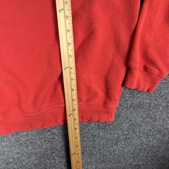 Morgan Wallen Sweatshirt Mens Medium Red Crewneck Fleece One Night At A Time 865