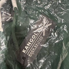 Kangol Apparel Green Drawstring Hoodie Size medium NWT Soft And Sustainable