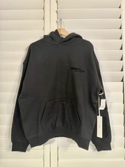 Essentials Men’s Black Pullover Hoodie Logo Hoodie SMALL