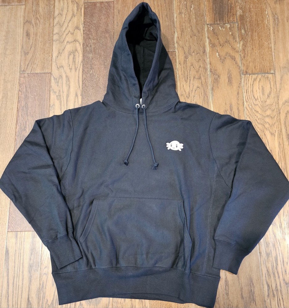 CHAMPION Unisex Black Reverse Weave Axolotl Hoodie S-M-L-XL-2X Men/Women NEW!