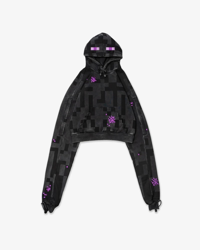 Very Cool x Minecraft Enderman Hoodie LIMITED SOLD OUT US Seller MEDIUM