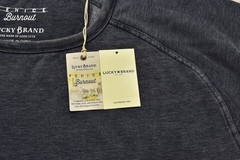 LUCKY BRAND MEN’S BURNOUT CREW LONG SLEEVE SWEATSHIRT SIZE 3XL COTTON BLEND NEW