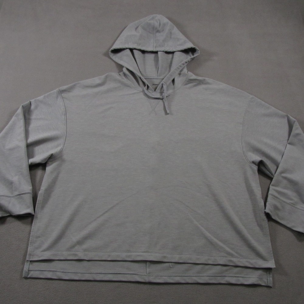 Nike Yoga Hoodie Mens Extra Large Athletica Performance Heather Gray Boxy