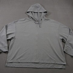 Nike Yoga Hoodie Mens Extra Large Athletica Performance Heather Gray Boxy