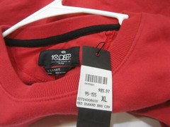 10 deep 21TD4008600 RED DIAMND BNS Pullover Sweatshirt SIDE Pocket MEN SIZE XL