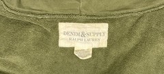 Denim Supply Ralph Lauren Flag Hoodie Mens Large Olive Green