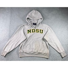 Vtg Champion Hoodie Men M NDSU Bison Reverse Weave Collegiate Grunge Thrashed