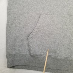 Gap Light Heather Gray Pullover Hoodie Men’s XL Navy Fleece GAP Arch Logo Casual