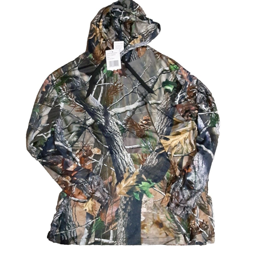 NWT Pro One Woodland Camouflage Lightweight Men’s Hoodie Size Large