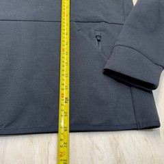 DSG Mens Medium Everyday Fleece Hoodie Black Athletic Sweatshirt Zip Pocket NEW