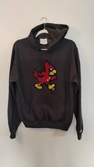 Champion Hoodie featuring Iowa State University’s famous “Walking Cy” cardinal.