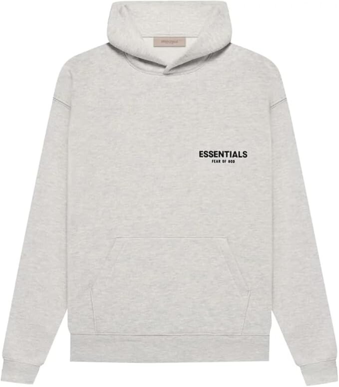 Authentic Fear Of God Essentials Light Oatmeal Hoodie – ALL Sizes
