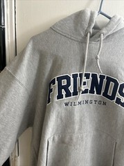 THE FRIENDS SCHOOL WILMINGTON CHAMPION REVRESE WEAVE HOODIE GRAY XL