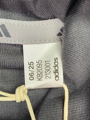 Adidas Hoodie Mens Medium Gray Short Sleeve Pullover Baseball Sample KB2095
