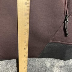 The North Face Hoodie Mens L Purple Full Zip Hooded Pockets Stretch Logo Tech