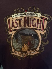 Morgan Wallen Hoodie Tour Size XL Last Night We Let The Liquor Talk 2024 Fleece