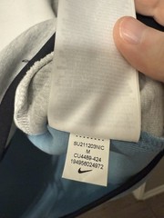 Nike Sportswear Tech Fleece Hoodie Cerulean Blue/White/Grey Mens Sz M CU4489-424