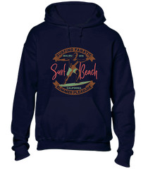 SURFING FANATIC HOODY HOODIE COOL SURFER DESIGN SUMMER HOLIDAY CLOTHING TOP