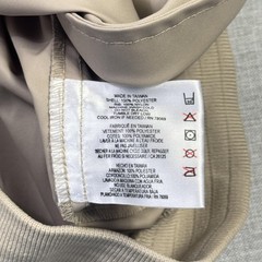 Ashworth Sweatshirt Mens 2XL Beige Microfiber Crew Neck Lightweight Golf