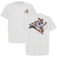 Burlebo Waterfowl Graphic Tee,Hunting T-Shirt,Full Color T-Shirt