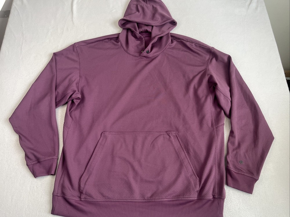 Lululemon Relaxed Fit Training Hoodie Mens Size XL Vintage Plum Color