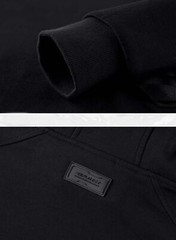 Niepce Unisex X-2 Pullover Black Techwear Hoodie Urban Streetwear Sweatshirt