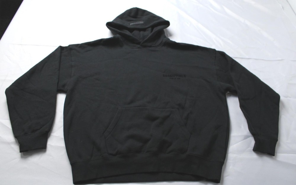 Essentials Fear of God Men’s SS’22 Pullover Hoodie NC3 Stretch Limo Large