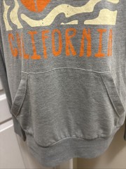 Kastlfel Hoodie Lightweight Sustainable Organic Cotton Gray California Small NWT