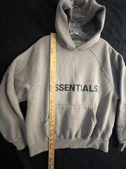 Fear of God Essentials Exclusive Hoodie Tan Brown Mens XXS Sweatshirt Oversized