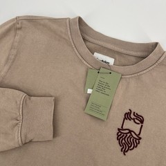 NEW Goodfellow & Co Crewneck Sweatshirt Mens M Medium Casual Cotton Blend Taupe