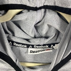 Reebok Men’s Active Fleece Jersey Hoodie Gray Size L