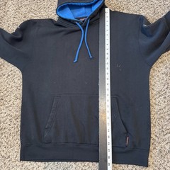 Vintage Y2K Sapphire Lounge Hoodie XL Mens JNCO Style Grunge Flames Pullover