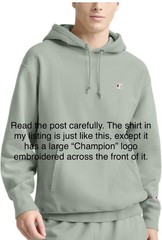 NWT Champion Reverse Weave Hoodie Premium Sweatshirt Clever Sage XL UNOPENED