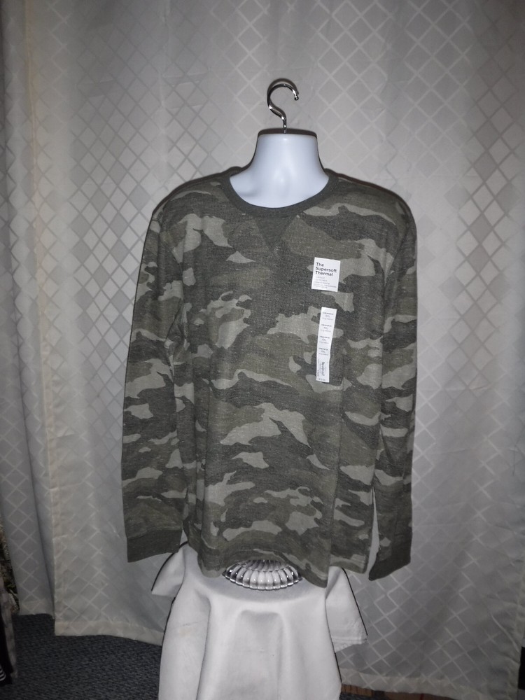 Long Sleeve Men’s Stretch Thermal T-Shirts XXL,XL,L,M,Sonoma Many Solid Colors N