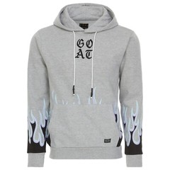 Men’s Goat Logo Hooded Sweatshirt Casual Slim Fit Hoodie Streetwear W Pocket