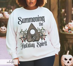 Funny Goth Witchy Christmas Sweatshirt Dark Holiday Apparel Gift