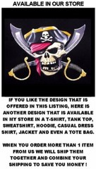 Loyal None Maltese Cross Pirate Skull Crossed Sword Caribbean Hoodie Sweatshirt