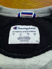 Champion light heather gray blank 2000’s crewneck sweatshirt Size Large