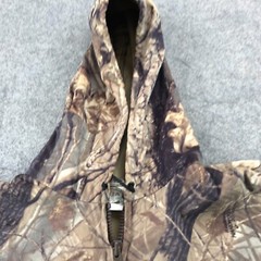 Vintage Pella Hoodie Mens 2XL Realtree Hardwoods 20-200 Hunting Sweatshirt
