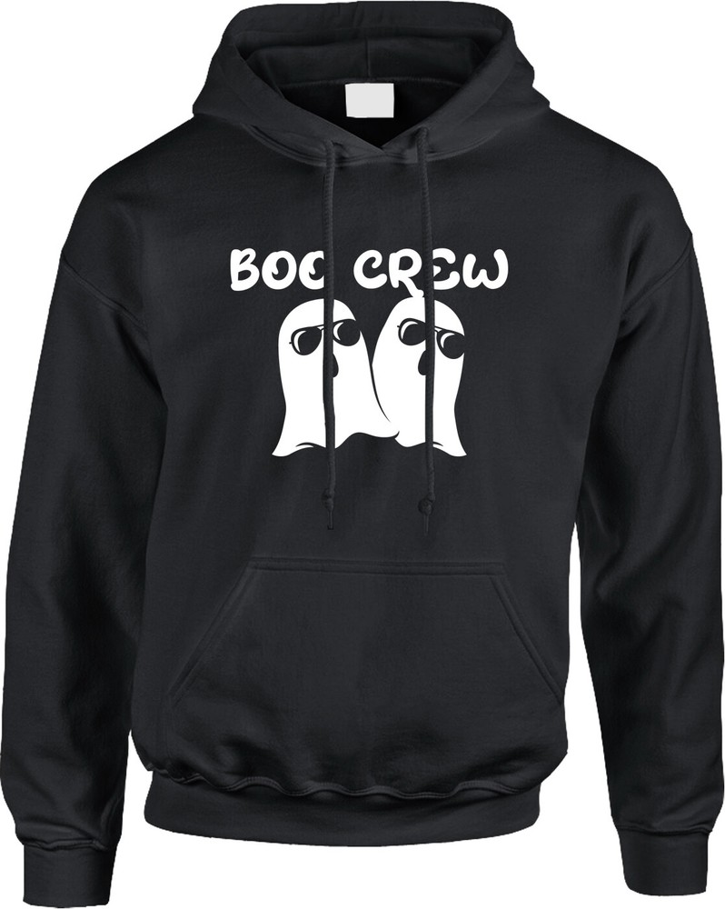 Boo Crew Halloween Trick Treat Costume Party Fall Fan Season Ghosts Mens Hoodie