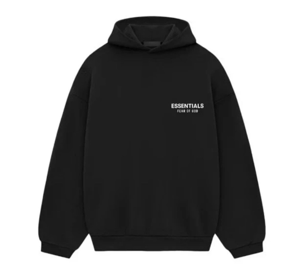Fear of God essential’s hoodie fw24 BLACK Authentic