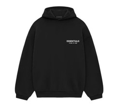Fear of God essential’s hoodie fw24 BLACK Authentic