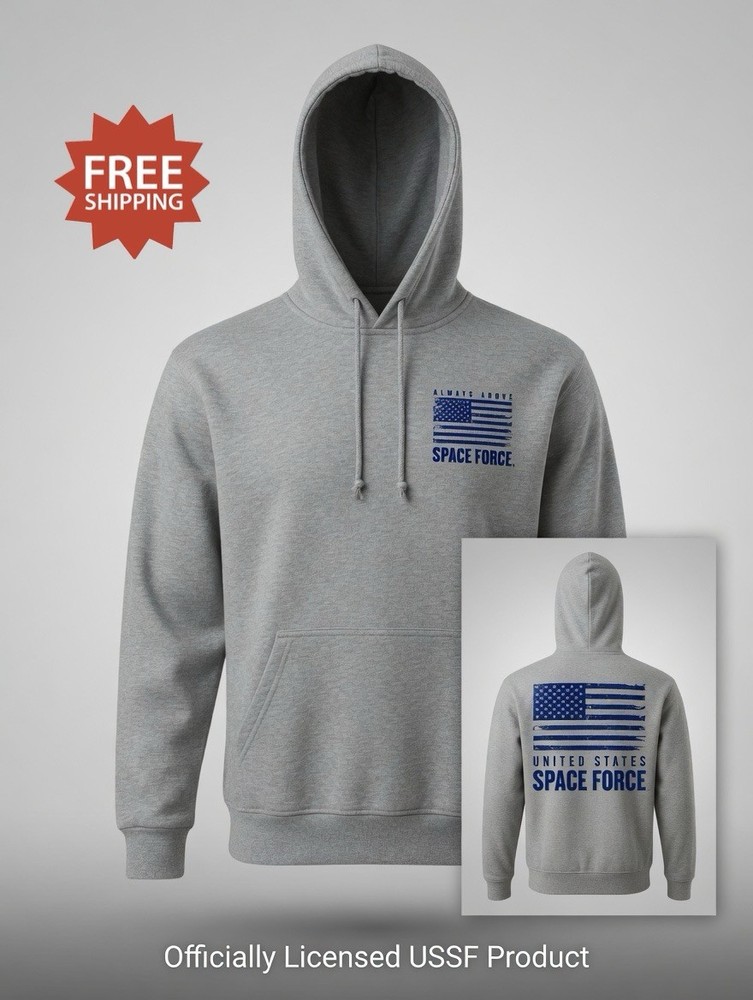 USSF US Space Force “Always Above” Hoodie / Hooded Sweatshirt – Sz S / Small NWT